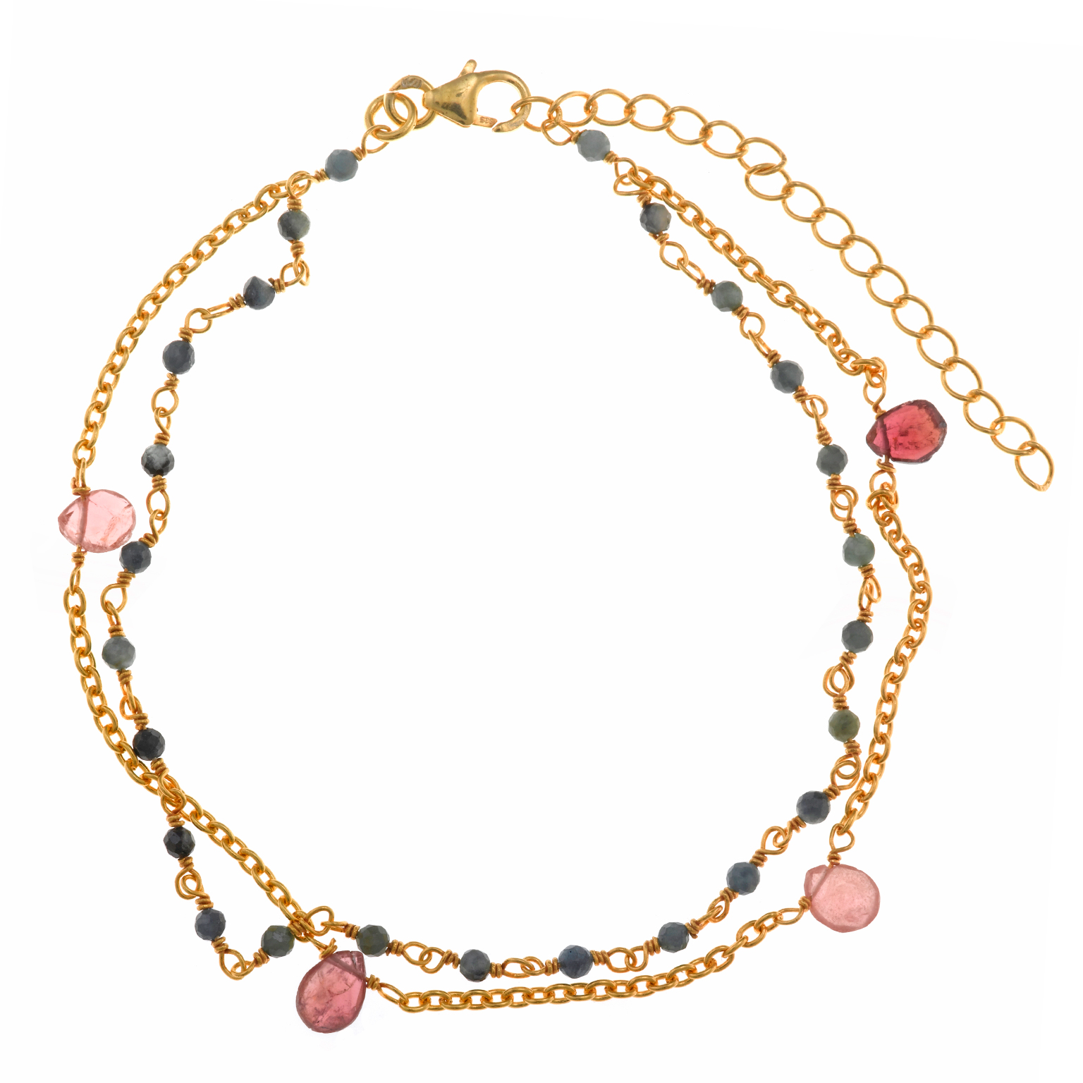 Cavigliera SilberDream In Argento 925 Placcato Oro Rosa 333 – Lunghezza 24+3 Cm – Regalo Per Donna