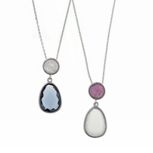 Collares de colores salvatore plata