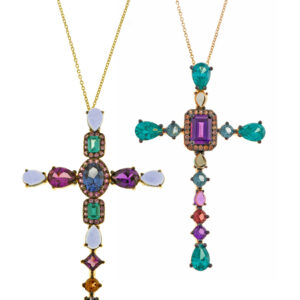Collares de colores salvatore plata