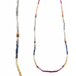 Collares de colores salvatore plata