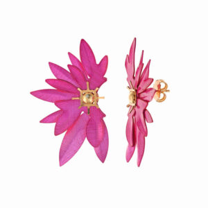 pendientes grandes colores Salvatore Plata