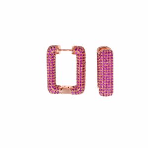 pendientes grandes colores Salvatore Plata