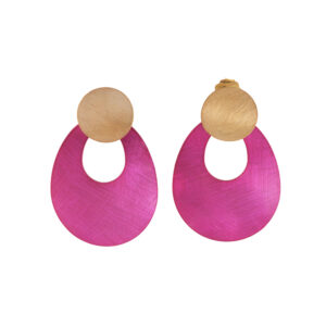 pendientes grandes colores Salvatore Plata