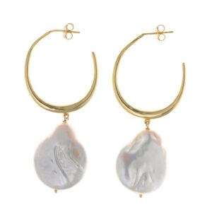 perlas de agua dulce pendientes