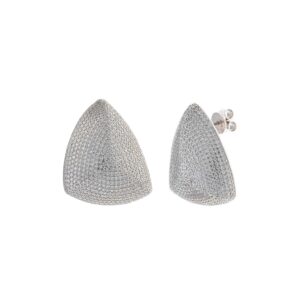 pendientes novia plata