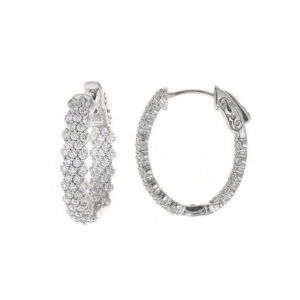 pendientes novia plata