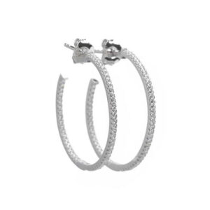 pendientes novia plata