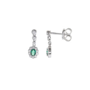 pendientes novia plata