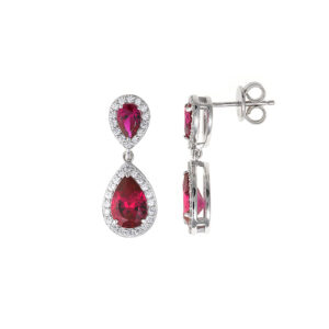 pendientes novia plata