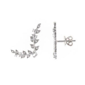 pendientes novia plata