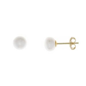 Pendientes de plata para niñas y perlas cultivadas