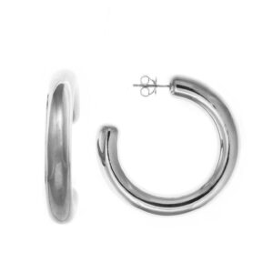 Pendientes de plata para niñas aro