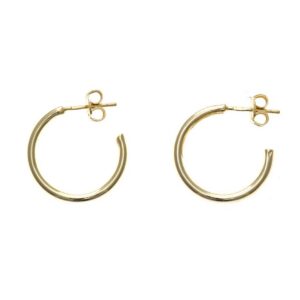 Pendientes de plata para niñas aro