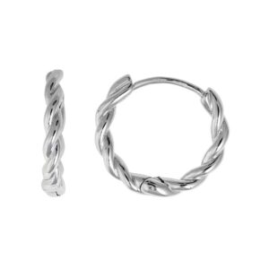 Pendientes de plata para niñas aro