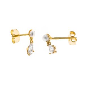pendientes plata para niña comunion