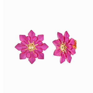 pendientes flor grande