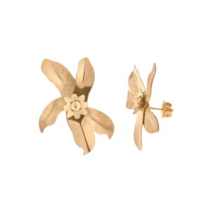 pendientes flor grande