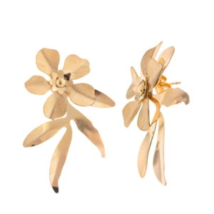 pendientes flor grande