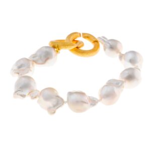 Pulsera de perlas naturales