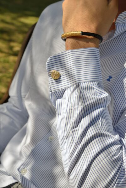 Gemelos y pulseras Salvatore a conjunto