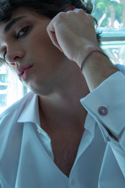 Gemelos y pulseras Salvatore a conjunto
