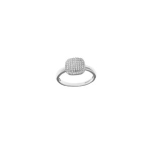 ANILLO NOVIA MINIMAL CIRCONITAS PLATA