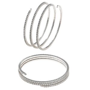 PULSERA PLATA NOVIA Y CIRCONITAS