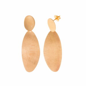 Pendientes dorados para boda largos geométricos