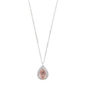 collar lagrima novia color pastel